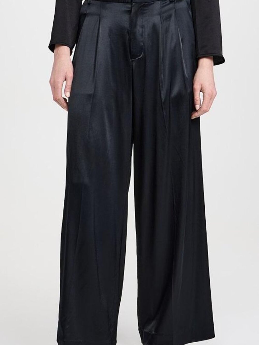 Madewell Wide leg Harlowe Satin Trouser Size 6 (but fits like 8)